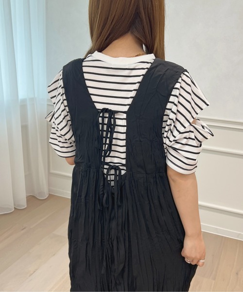 apres jour（アプレジュール）の「アソートオープンショルダートップス【ZOZOTOWN限定アイテム】（Tシャツ/カットソー・レディース・オフホワイト/ライトピンク/その他・フリー/X-LARGE）」の5枚目の写真