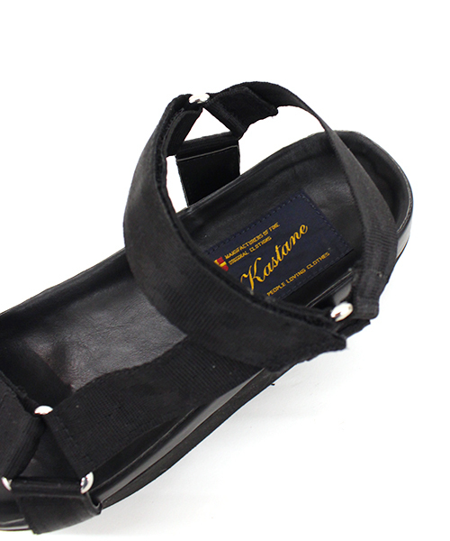 Kastane(カスタネ)の「【Kastane】厚底テープサンダル(サンダル・レディース・ホワイト/ブラック/グレー・36/37/38)」の10枚目の写真