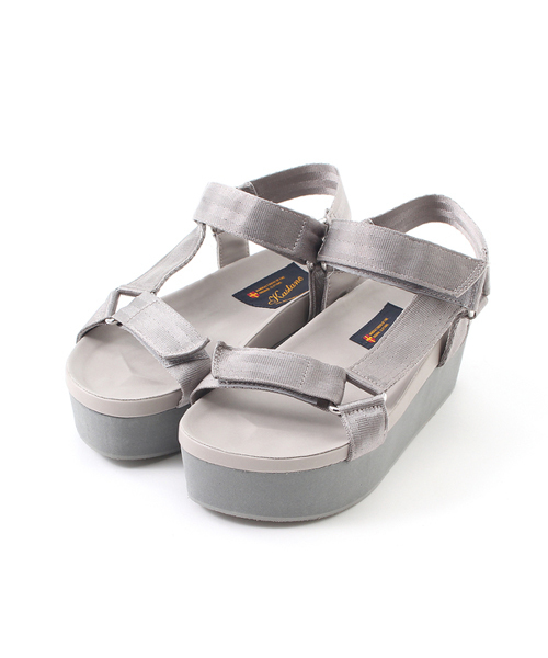 Kastane(カスタネ)の「【Kastane】厚底テープサンダル(サンダル・レディース・ホワイト/ブラック/グレー・36/37/38)」の12枚目の写真