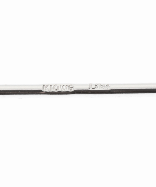 1.5パイプ2cmルーフピアスWG K10（両耳）（ピアス（両耳用