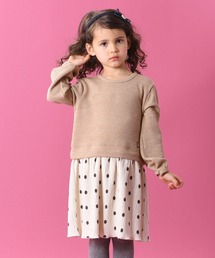 trois lapins kp | 畦Wフェイスワンピース(100～130)(ワンピース)