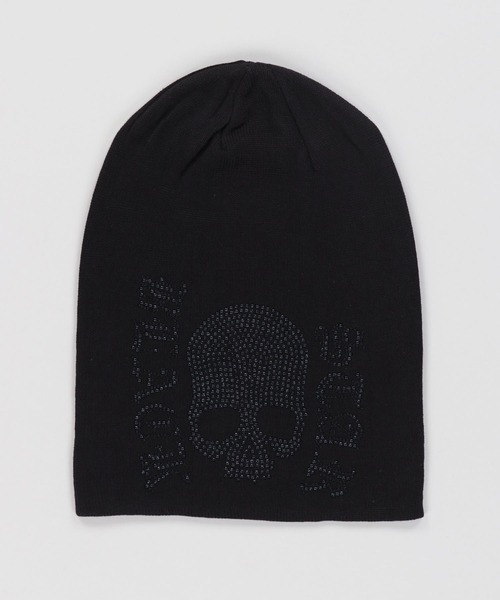 Roen 黒 スカルデザイン ニット帽 Roen - KNIT CASQUETTEキャスケット/ BLACK【Roen】 | BRYAN