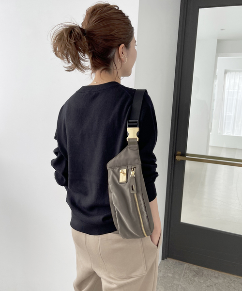 Spick & Span（スピックアンドスパン）の「≪一部店舗+WEB限定≫ロゴニット（ニット/セーター・レディース・ブルー系その他/ブラック/グレー・FREE）」の10枚目の写真