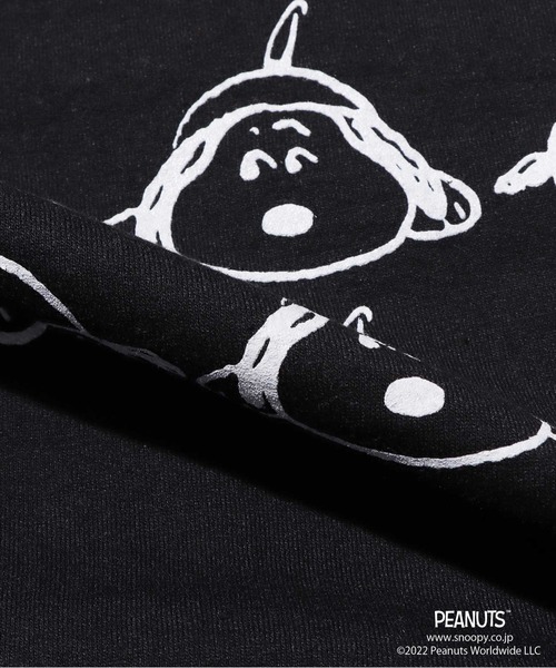 PEANUTS（ピーナッツ）の「ROOPTOKYO別注:PEANUTS クルーネックスウェット（スウェット・レディース・ホワイト/ブラック/グリーン・M/L/XL）」の10枚目の写真