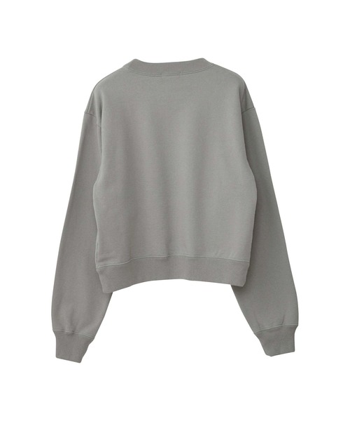HYSTERIC GLAMOUR(ヒステリックグラマー)の「NIAGARA/STRONGER THAN YOURS BACK ショートスウェット(スウェット・レディース・グレー/ブラック/ホワイト・FREE)」の6枚目の写真