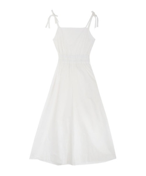 AMAIL（アマイル）の「Back open cami coveralls（サロペット/オーバーオール・レディース・ホワイト/ブラック・FREE）」の8枚目の写真