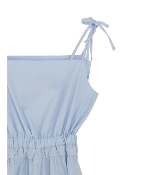 AMAIL（アマイル）の「Back open cami coveralls（サロペット/オーバーオール・レディース・ホワイト/ブラック・FREE）」の13枚目の写真