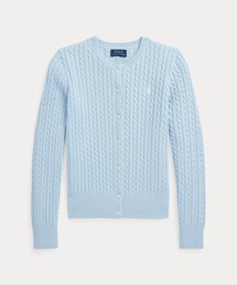 コットン ペプラム カーディガン（カーディガン/ボレロ）｜POLO RALPH