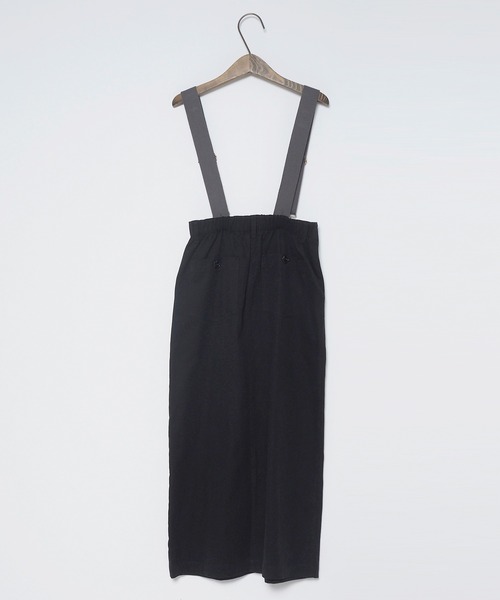 Crisp（クリスプ）の「サスペンダーミリタリースカート（スカート・レディース・ブラック/カーキ・FREE）」の15枚目の写真