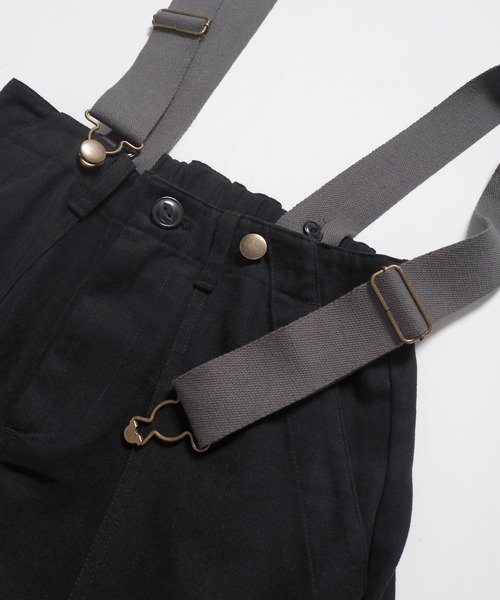 Crisp（クリスプ）の「サスペンダーミリタリースカート（スカート・レディース・ブラック/カーキ・FREE）」の17枚目の写真