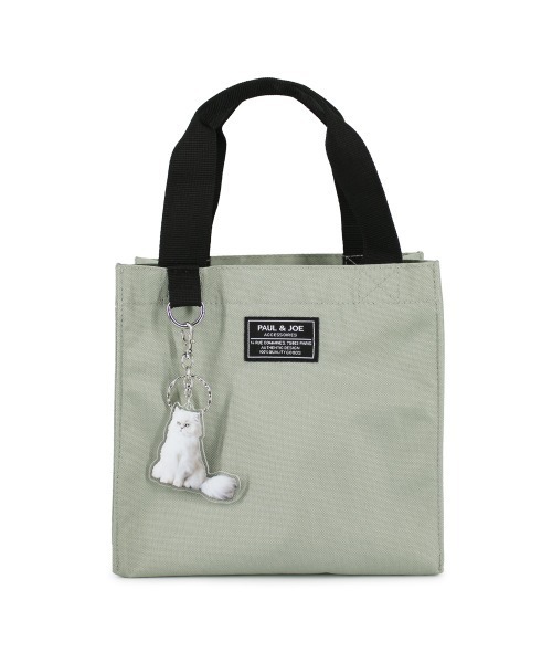 PAUL & JOE ACCESSOIRES（ポールアンドジョーアクセソワ）の「PAUL & JOE ACCESSOIRES (ポール＆ジョーアクセソワ) ランチトート トートバッグ ランチバッグ ワッペンジプシー PJA-B723 ポールアンドジョー（トートバッグ・レディース・ブラック/ブラウン/カーキ・FREE）」の8枚目の写真