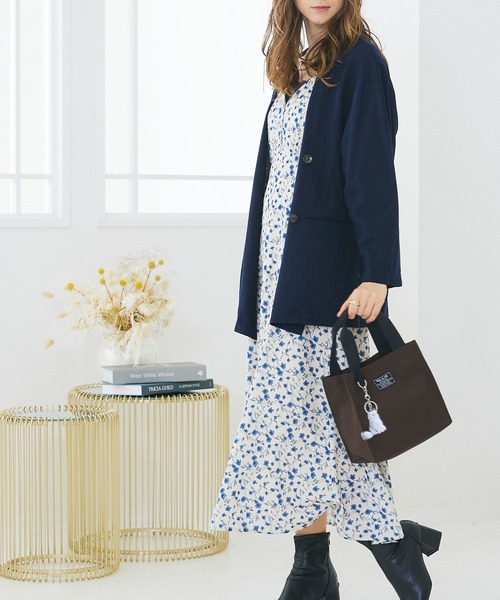 PAUL & JOE ACCESSOIRES（ポールアンドジョーアクセソワ）の「PAUL & JOE ACCESSOIRES (ポール＆ジョーアクセソワ) ランチトート トートバッグ ランチバッグ ワッペンジプシー PJA-B723 ポールアンドジョー（トートバッグ・レディース・ブラック/ブラウン/カーキ・FREE）」の7枚目の写真