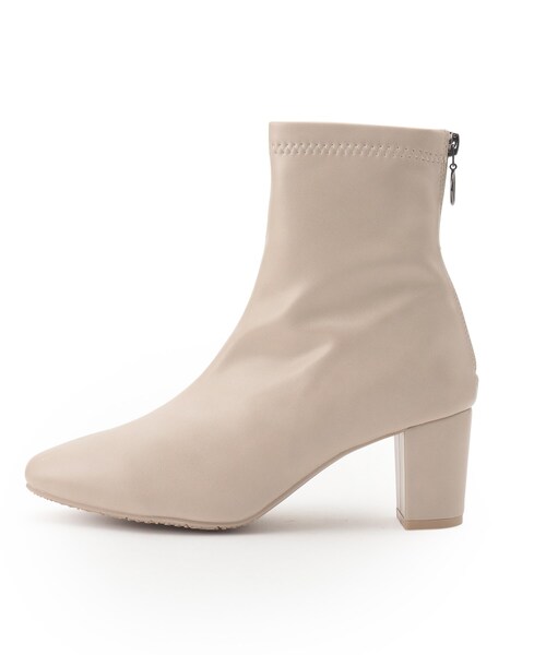 SHOO・LA・RUE（シューラルー）の「◆やわらか素材で楽ちんのストレッチブーツ（ブーツ・レディース・ブラック/ベージュ/アイボリー/ブラウン系・35/45/25）」の6枚目の写真