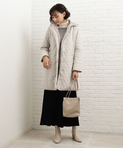 SHOO・LA・RUE（シューラルー）の「◆やわらか素材で楽ちんのストレッチブーツ（ブーツ・レディース・ブラック/ベージュ/アイボリー/ブラウン系・35/45/25）」の12枚目の写真