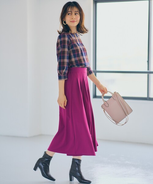 SHOO・LA・RUE（シューラルー）の「◆やわらか素材で楽ちんのストレッチブーツ（ブーツ・レディース・ブラック/ベージュ/アイボリー/ブラウン系・35/45/25）」の19枚目の写真