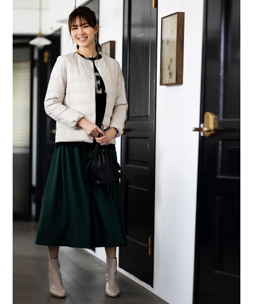 SHOO・LA・RUE（シューラルー）の「◆やわらか素材で楽ちんのストレッチブーツ（ブーツ・レディース・ブラック/ベージュ/アイボリー/ブラウン系・35/45/25）」の22枚目の写真