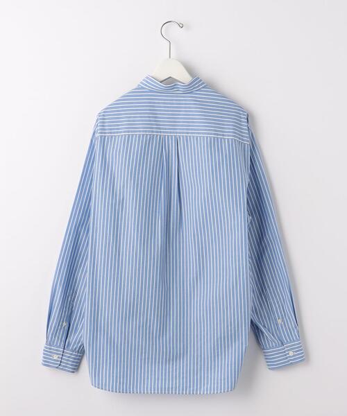 green label relaxing（グリーンレーベルリラクシング）の「パターンストライプ ジャストルーズ  シャツ（シャツ/ブラウス・メンズ・ライトブルー/ナチュラル/ケリー/ロイヤルブルー・S/M/L/XL）」の14枚目の写真