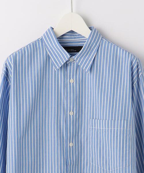 green label relaxing（グリーンレーベルリラクシング）の「パターンストライプ ジャストルーズ  シャツ（シャツ/ブラウス・メンズ・ライトブルー/ナチュラル/ケリー/ロイヤルブルー・S/M/L/XL）」の15枚目の写真