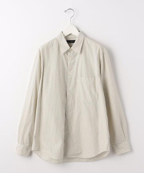 green label relaxing（グリーンレーベルリラクシング）の「パターンストライプ ジャストルーズ  シャツ（シャツ/ブラウス・メンズ・ライトブルー/ナチュラル/ケリー/ロイヤルブルー・S/M/L/XL）」の19枚目の写真