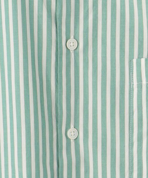 green label relaxing（グリーンレーベルリラクシング）の「パターンストライプ ジャストルーズ  シャツ（シャツ/ブラウス・メンズ・ライトブルー/ナチュラル/ケリー/ロイヤルブルー・S/M/L/XL）」の22枚目の写真