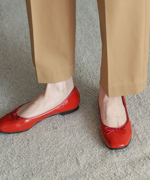 URBAN RESEARCH DOORS(アーバンリサーチドアーズ)の「エナメルバレエシューズ(バレエシューズ・レディース・ブラック/オレンジ系その他・37/38/36)」の9枚目の写真