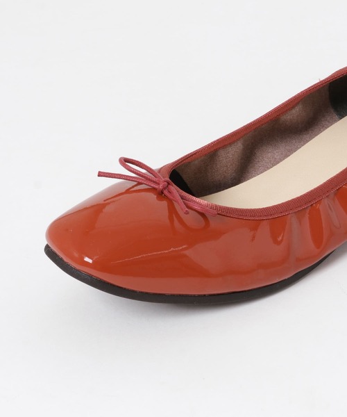 URBAN RESEARCH DOORS(アーバンリサーチドアーズ)の「エナメルバレエシューズ(バレエシューズ・レディース・ブラック/オレンジ系その他・37/38/36)」の14枚目の写真