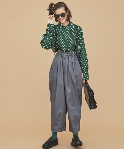 EDIT Gris（エディットグリ）の「カラーサーカスパンツ（その他パンツ・レディース・チャコールグレー/ベージュ/ブルー・FREE）」の5枚目の写真