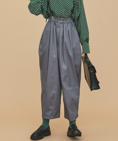 EDIT Gris（エディットグリ）の「カラーサーカスパンツ（その他パンツ・レディース・チャコールグレー/ベージュ/ブルー・FREE）」の9枚目の写真