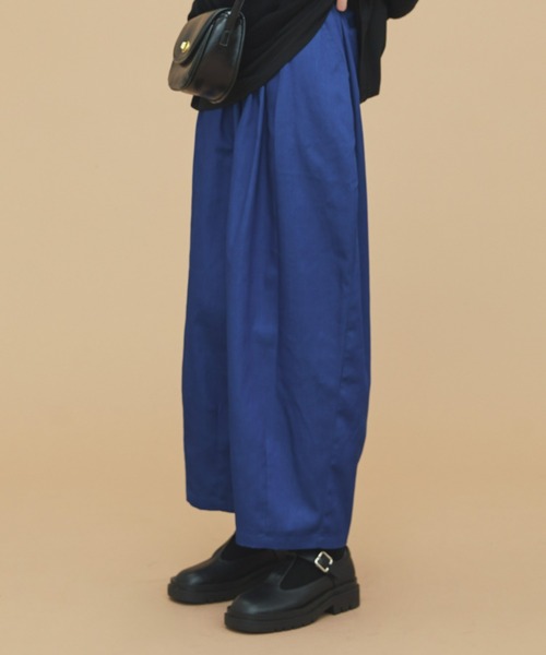 EDIT Gris（エディットグリ）の「カラーサーカスパンツ（その他パンツ・レディース・チャコールグレー/ベージュ/ブルー・FREE）」の15枚目の写真