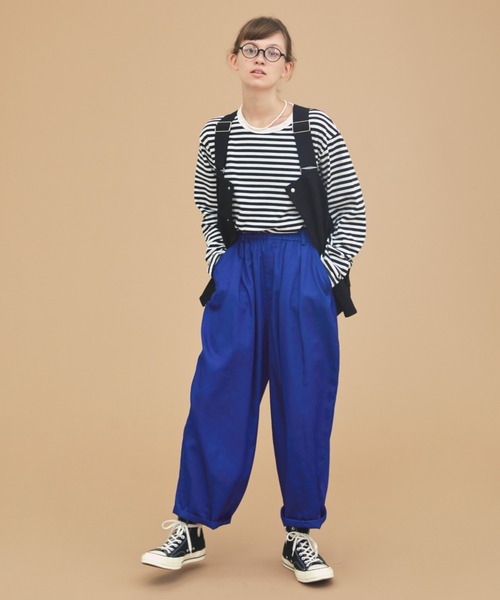 EDIT Gris（エディットグリ）の「カラーサーカスパンツ（その他パンツ・レディース・チャコールグレー/ベージュ/ブルー・FREE）」の22枚目の写真