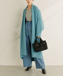 COLLAGE GALLARDAGALANTE | 一押し/バサッとは羽織るだけでキマる/リバーガウンコート(ノーカラーコート)