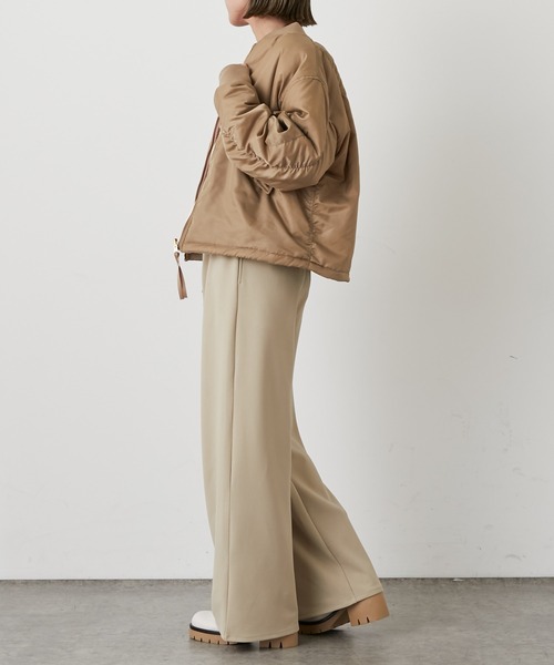 Omekashi（オメカシ）の「リバーシブルMA-1（MA-1・レディース・ブラウン/ベージュ・FREE）」の11枚目の写真