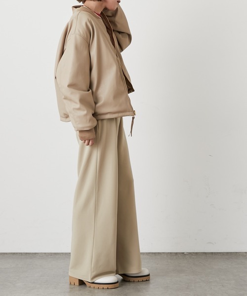 Omekashi（オメカシ）の「リバーシブルMA-1（MA-1・レディース・ブラウン/ベージュ・FREE）」の21枚目の写真
