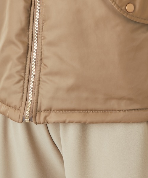 Omekashi（オメカシ）の「リバーシブルMA-1（MA-1・レディース・ブラウン/ベージュ・FREE）」の20枚目の写真