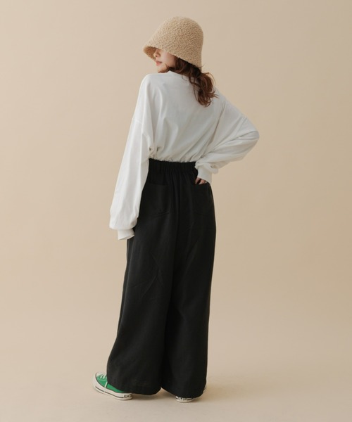 MERLOT(メルロー)の「パグロンT(Tシャツ/カットソー・レディース・ホワイト/ブラック・FREE)」の11枚目の写真