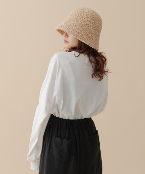 MERLOT(メルロー)の「パグロンT(Tシャツ/カットソー・レディース・ホワイト/ブラック・FREE)」の6枚目の写真