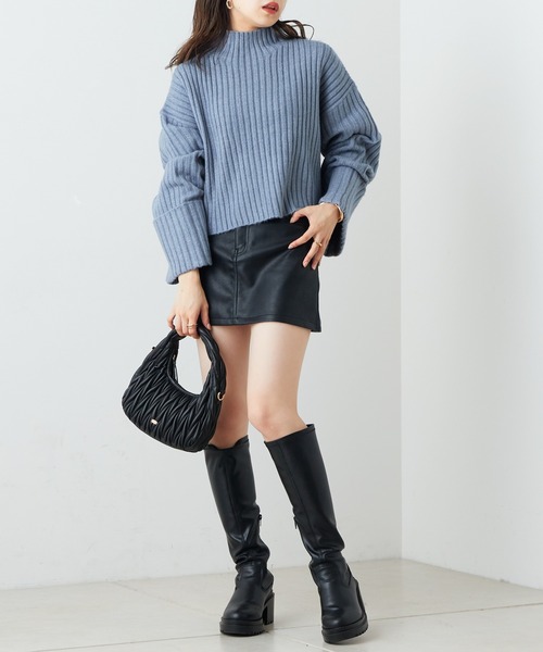 Chico(チコ)の「【2022AW】ポーチ付きキルティングラウンドショルダー(ショルダーバッグ・レディース・ブラック/ピンク/アイボリー/ベージュ・FREE)」の5枚目の写真