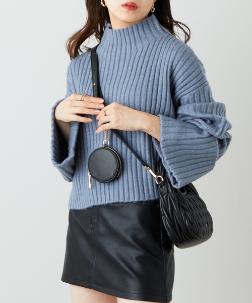 Chico(チコ)の「【2022AW】ポーチ付きキルティングラウンドショルダー(ショルダーバッグ・レディース・ブラック/ピンク/アイボリー/ベージュ・FREE)」の7枚目の写真