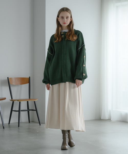 EDDEN ELLEN(エデンエレン)の「【EDDEN ELLEN】 ギャザーロングスカート(スカート・レディース・ホワイト/ブラック・SMALL/X-SMALL)」の15枚目の写真