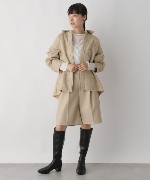 LOWRYS FARM（ローリーズファーム）の「アソートツイードシャツ 164733