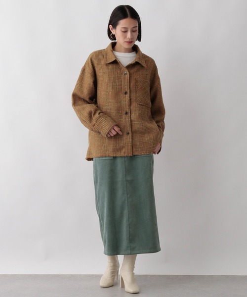 LOWRYS FARM（ローリーズファーム）の「アソートツイードシャツ 164733