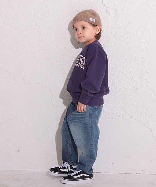 Ocean&Ground（オーシャン&グラウンド）の「カレッジロゴBIGスウェット（80～140cm）（スウェット・キッズ・パープル/グレー/グリーン・90/100/110/120/80/130/95/140）」の8枚目の写真