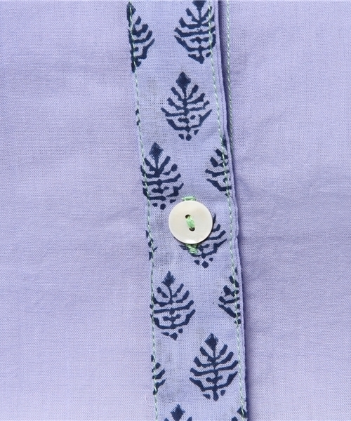 チャイハネ（チャイハネ）の「【チャイハネ】3トーンカラーグラデーションロングシャツ（シャツ/ブラウス・レディース・ブルー/イエロー/ピンク・FREE）」の12枚目の写真