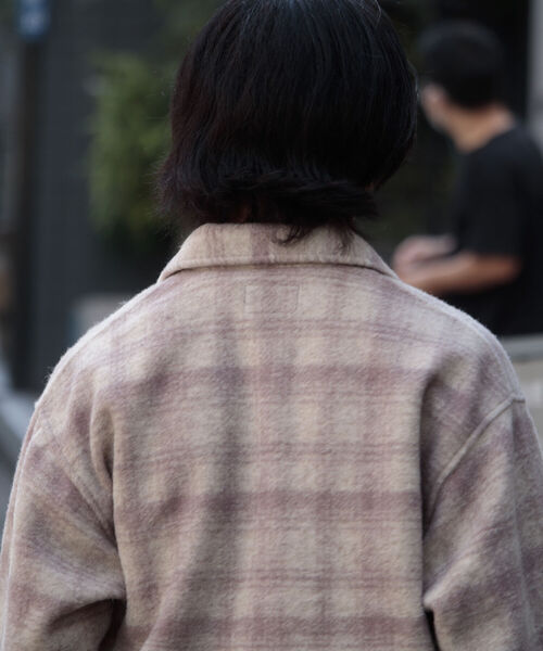 PENDLETON(ペンドルトン)の「【PENDLETON/ペンドルトン】スライバーCPO ニットジャケット チェック柄(ブルゾン・メンズ・ホワイト系その他2/ブルー系その他7・M/L)」の10枚目の写真