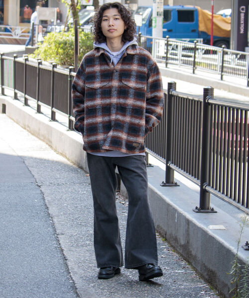 PENDLETON(ペンドルトン)の「【PENDLETON/ペンドルトン】スライバーCPO ニットジャケット チェック柄(ブルゾン・メンズ・ホワイト系その他2/ブルー系その他7・M/L)」の20枚目の写真