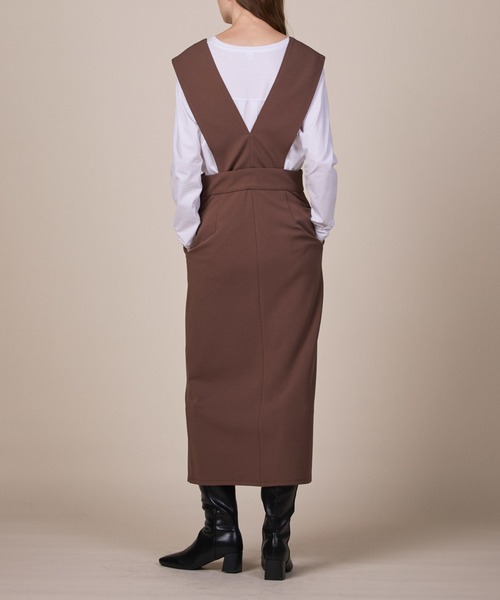 ReNorm（リノーム）の「2WAYジャンパースカート（ジャンパースカート・レディース・ブラック/モカ・S/M）」の18枚目の写真