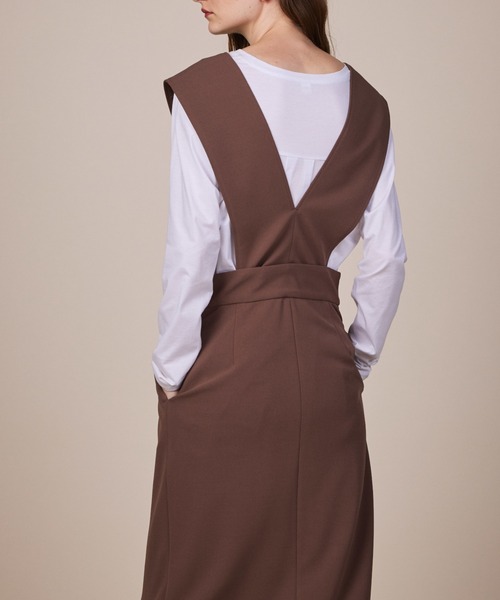 ReNorm（リノーム）の「2WAYジャンパースカート（ジャンパースカート・レディース・ブラック/モカ・S/M）」の19枚目の写真