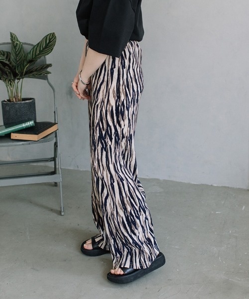 Flugge（フラッジー）の「nuance pattern PT/ニュアンスパターンパンツ（その他パンツ・レディース・グレー/ネイビー系・FREE）」の21枚目の写真