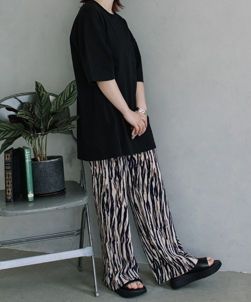 Flugge（フラッジー）の「nuance pattern PT/ニュアンスパターンパンツ（その他パンツ・レディース・グレー/ネイビー系・FREE）」の17枚目の写真