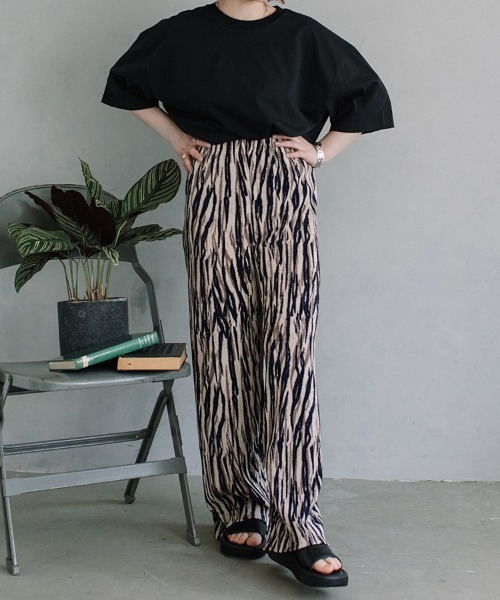 Flugge（フラッジー）の「nuance pattern PT/ニュアンスパターンパンツ（その他パンツ・レディース・グレー/ネイビー系・FREE）」の18枚目の写真